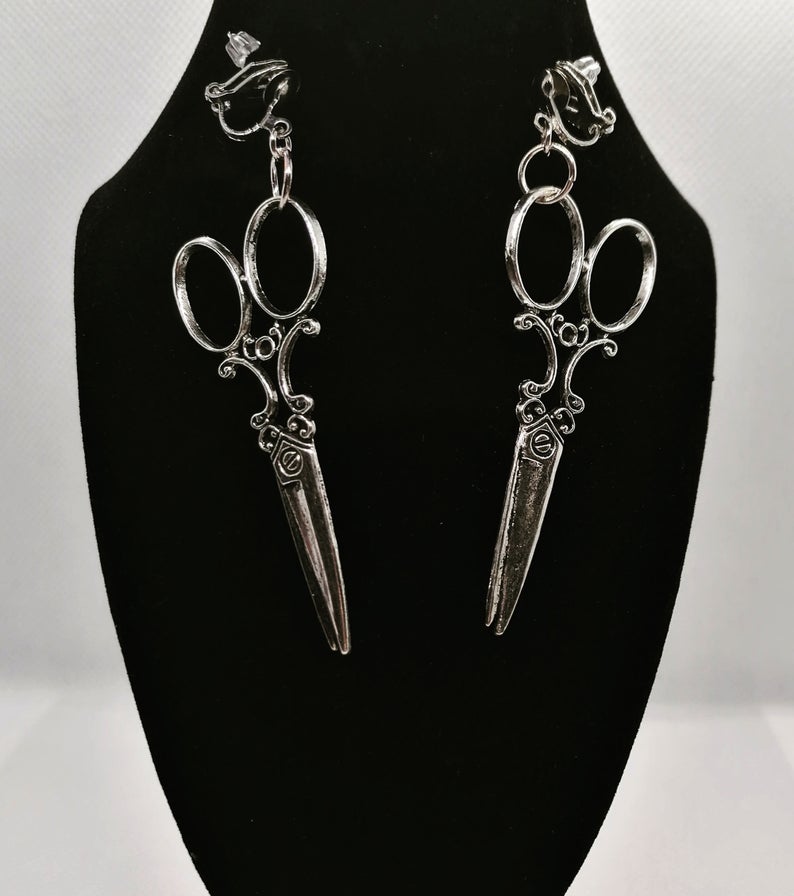 Edward Scissorhands earrings